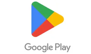 Ikona Google Play, gotowa do pobrania aktualizacja sklepu Play.