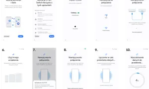 Instrukcja krok po kroku, jak używać aplikacji Smart Switch do przenoszenia danych między urządzeniami.