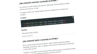 Jak zmienić kolor czcionki HTML? Zobacz przykłady kodu z atrybutem `color` dla różnych formatów kolorów, np. `red`, `green`, HEX, RGB.