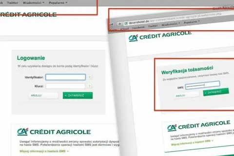 Gdzie znaleźć identyfikator Credit Agricole? Na ekranie logowania do bankowości internetowej, obok pola "Identyfikator" znajduje się ikona pomocy.