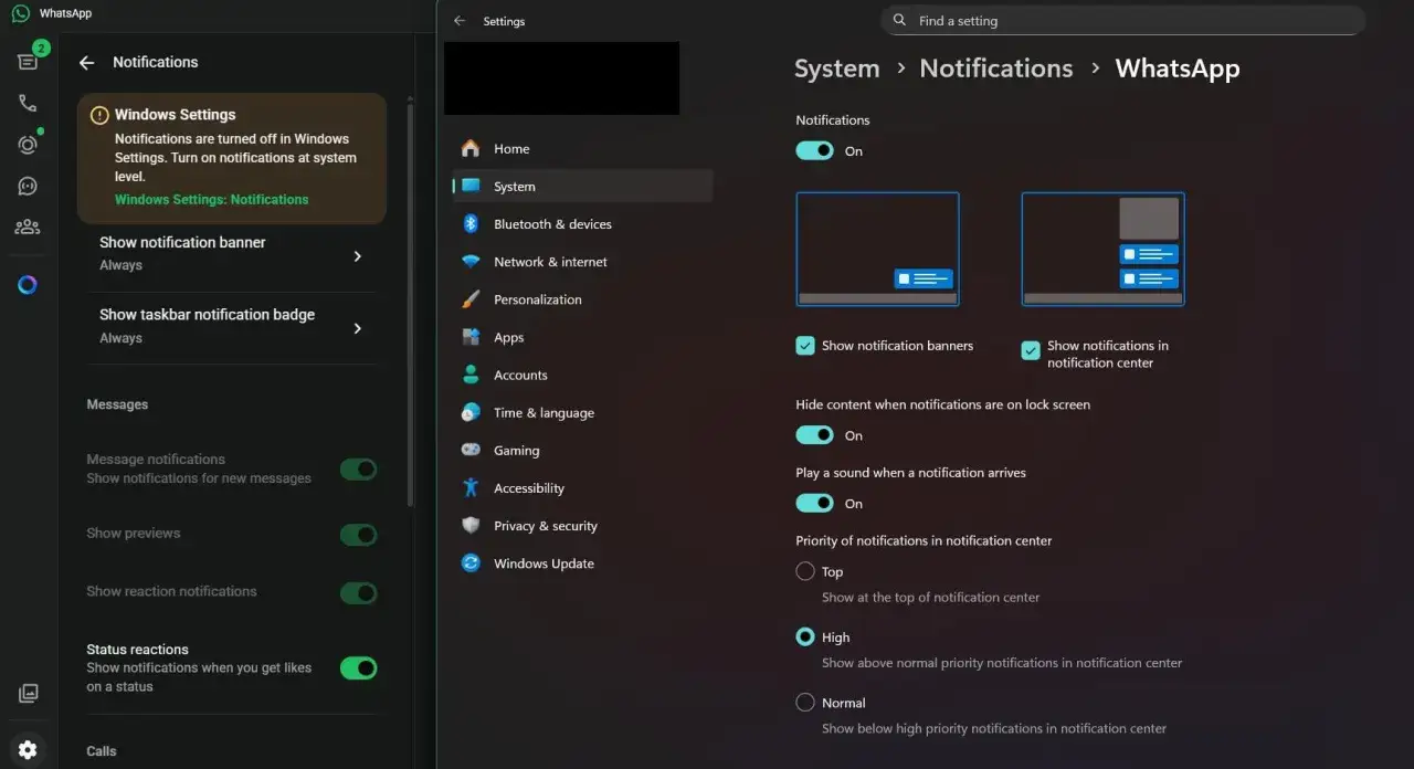 Ustawienia powiadomień WhatsApp w systemie Windows. Dowiedz się, jak korzystać z whatsappa, konfigurując powiadomienia.