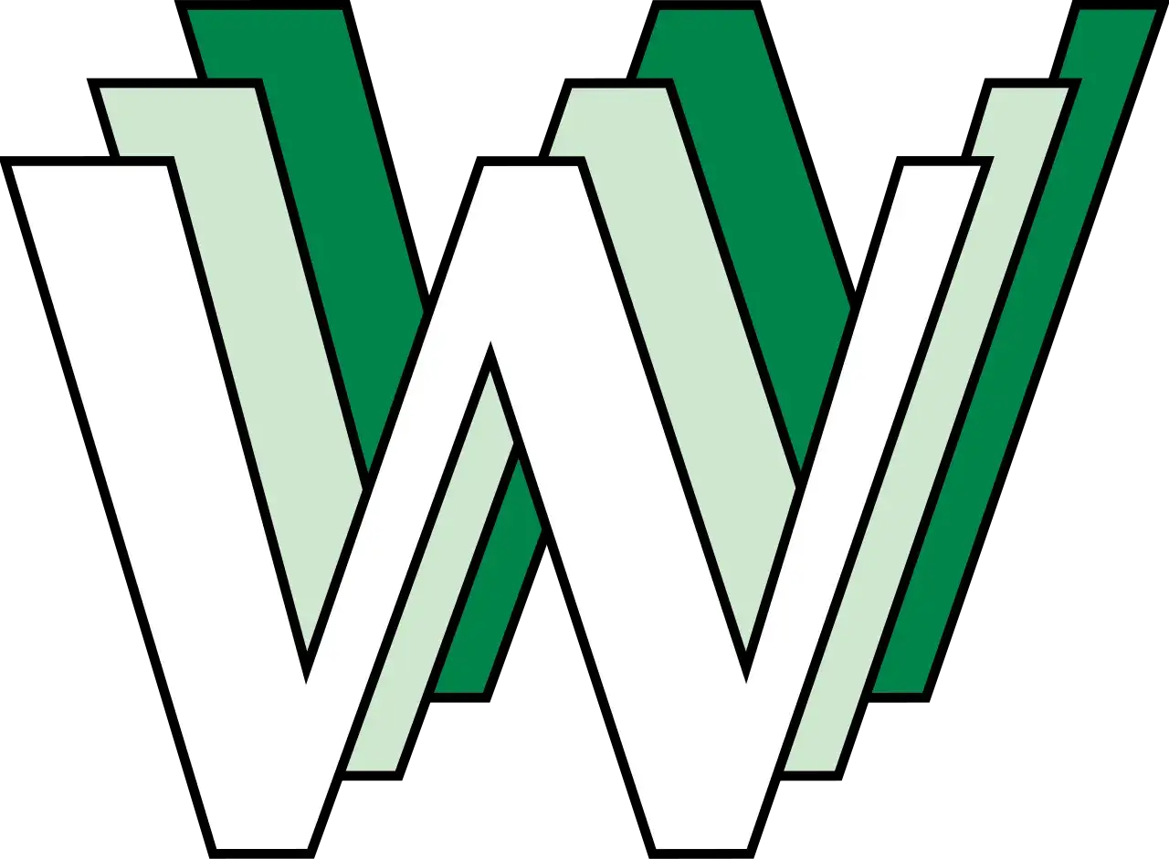 Grafika z trzema warstwami litery