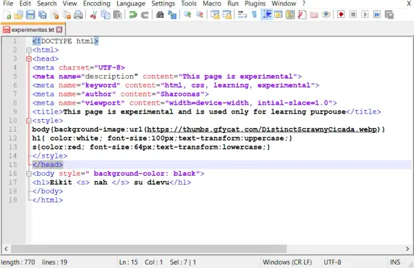 Jak zrobić stronę internetową HTML w Notepad++ bez zbędnych trudności