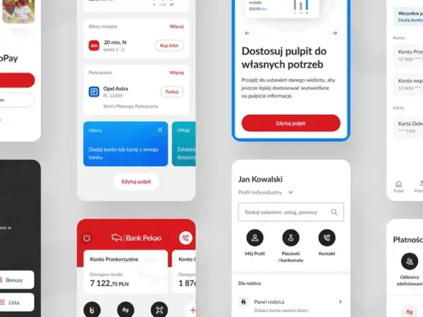 Aplikacja mobilna Peopay. Widok panelu użytkownika, opcje dostosowania pulpitu, dodawania kont i kart. Jak uruchomić Peopay na nowym telefonie?